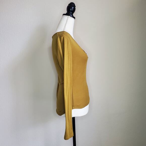 Double Zero Henley Long Sleeve Shirt Small - Picture 4 of 8